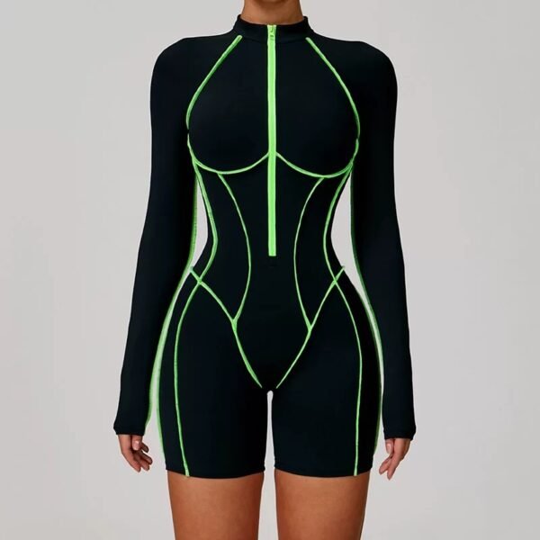 combinaison short neon edge bodysuit