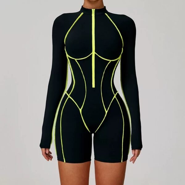 combinaison short neon edge bodysuit