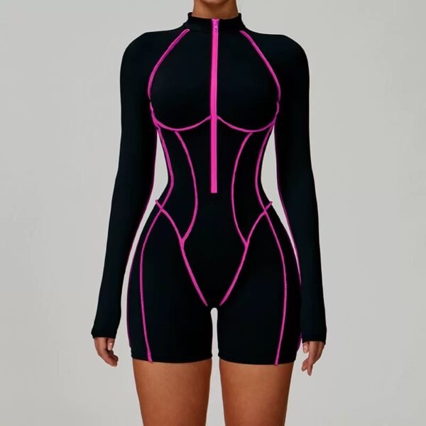 combinaison short neon edge bodysuit