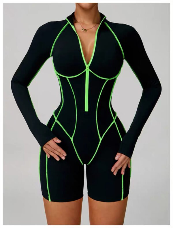 combinaison short neon edge bodysuit