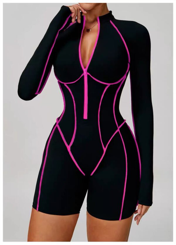 combinaison short neon edge bodysuit