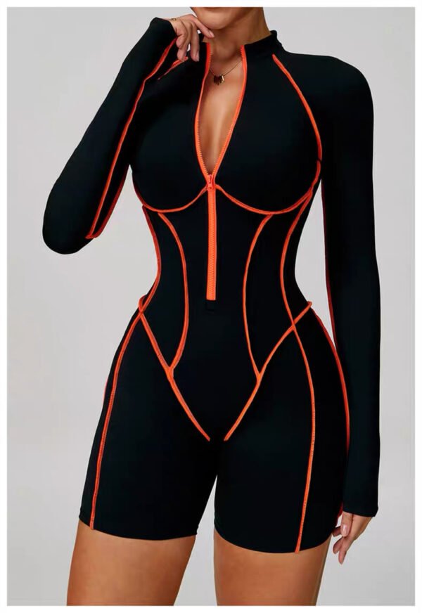combinaison short neon edge bodysuit